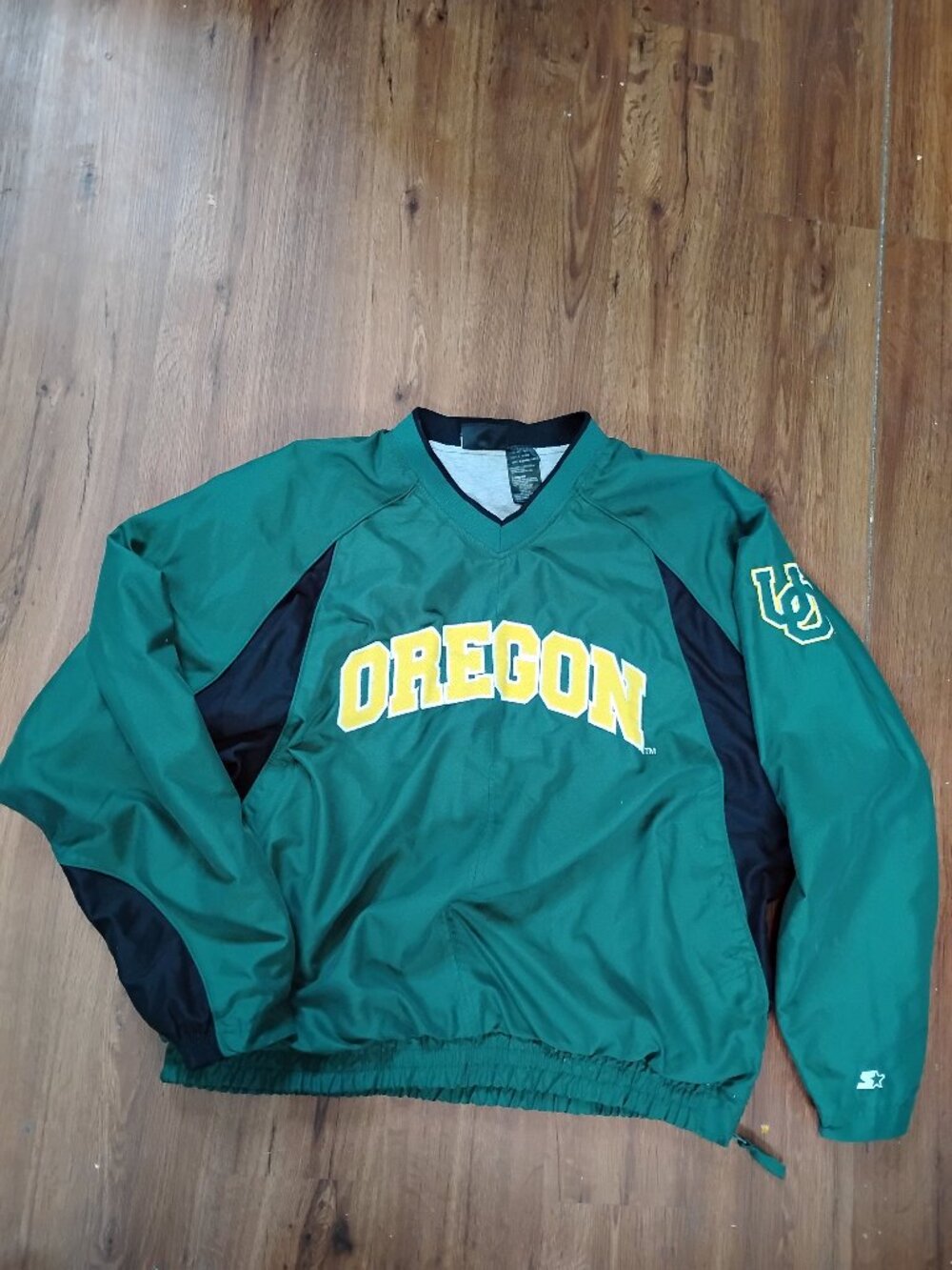Vintage STARTER Oregon Ducks Pullover Windbreak Jacket - Picture 2 of 6